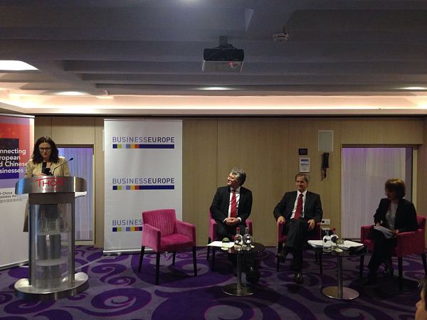 Commissioner Cecilia Malmström’s Speech at European Chamber event in Brussels: China EU- A Partnership for Reform